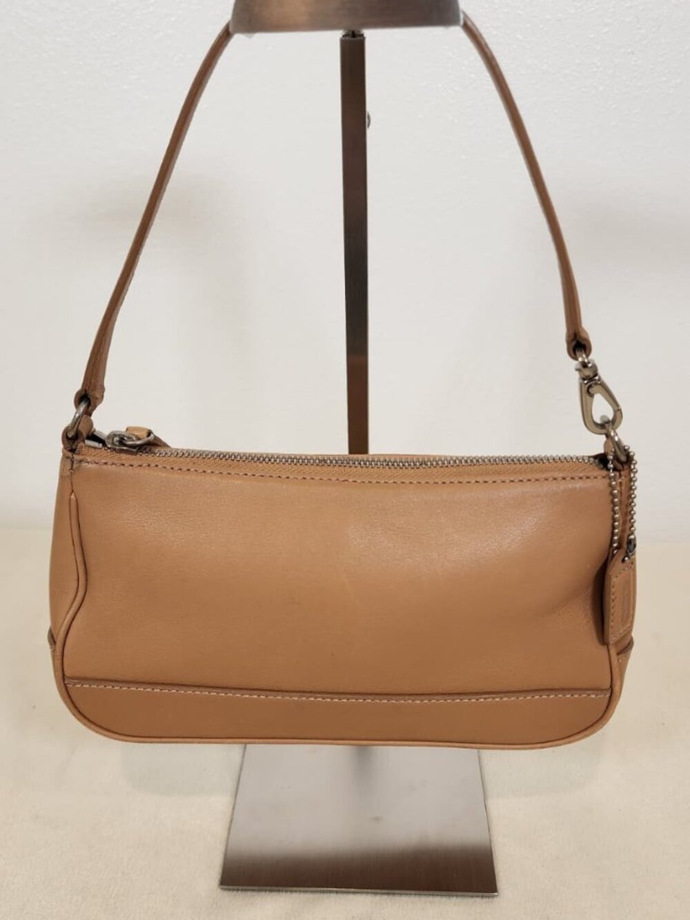 Coach Tan Leather Mini Shoulder Bag